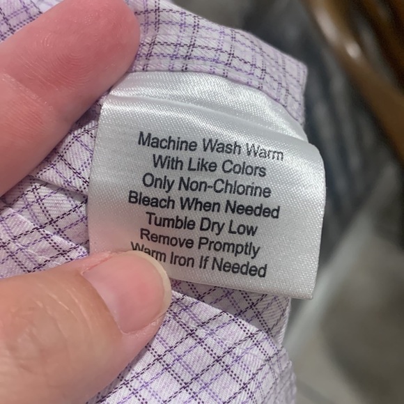 Joseph Abound 💯 Egyptian cotton no wrinkles tall classic fit dress shirt - Picture 4 of 6